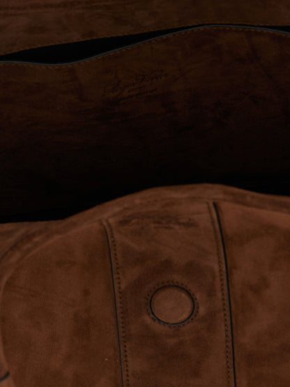 Roger Vivier Brown Goatskin Tote Bag