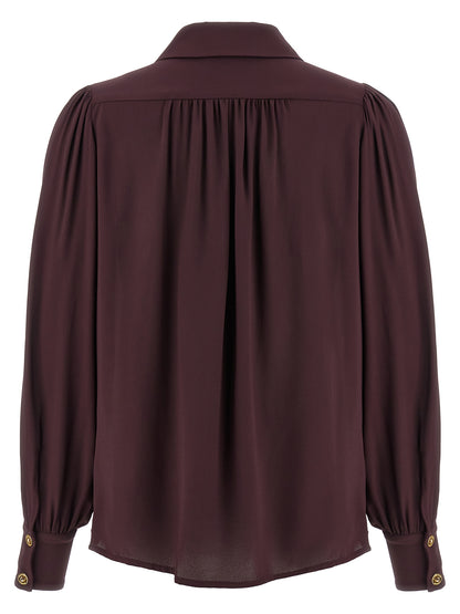 Elisabetta Franchi Purple Viscose Blouse