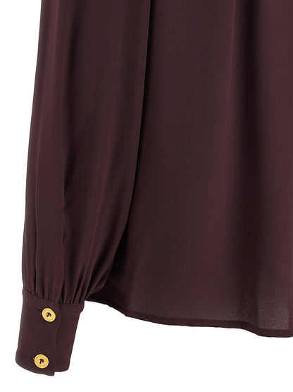 Elisabetta Franchi Purple Viscose Blouse