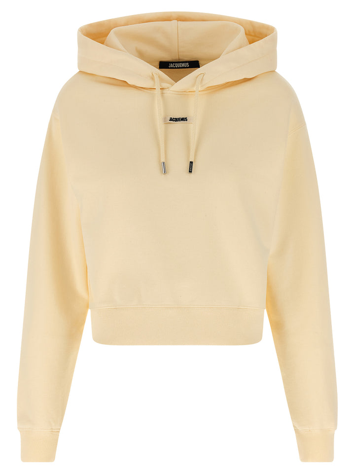 Jacquemus Beige Cotton Hoodie