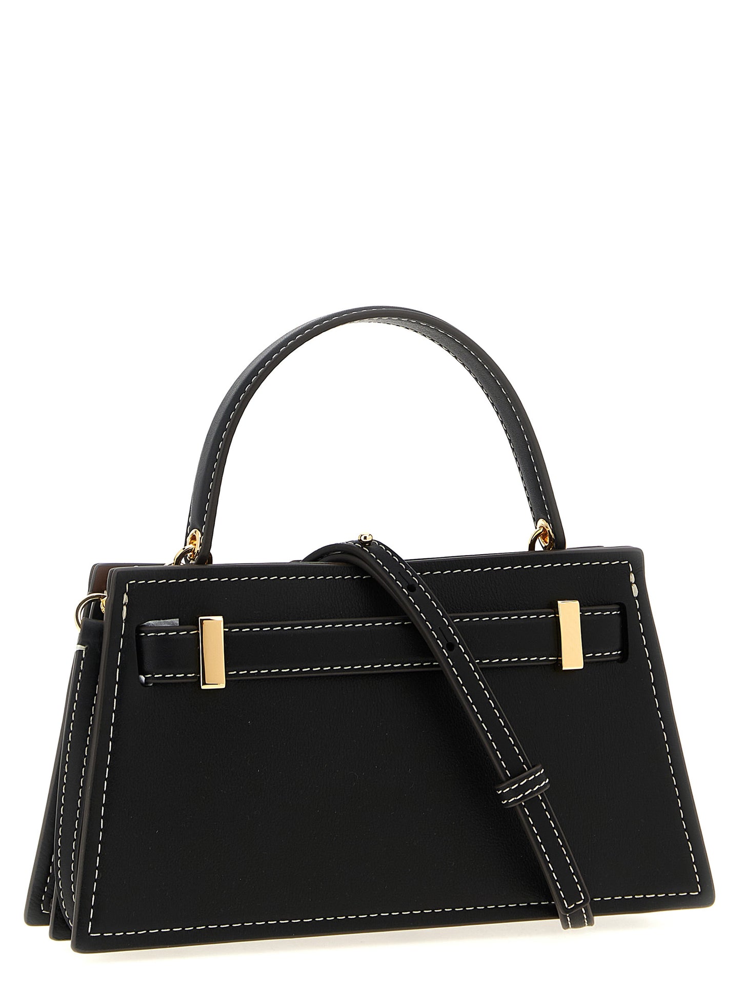 Tory Burch Black Cowhide Handbag