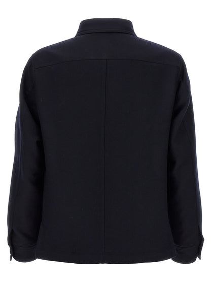 Tom Ford Blue Wool Blouse