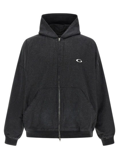 Balenciaga Gray Cotton Sweatshirt