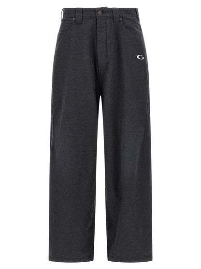 Balenciaga Gray Cotton Casual Pants