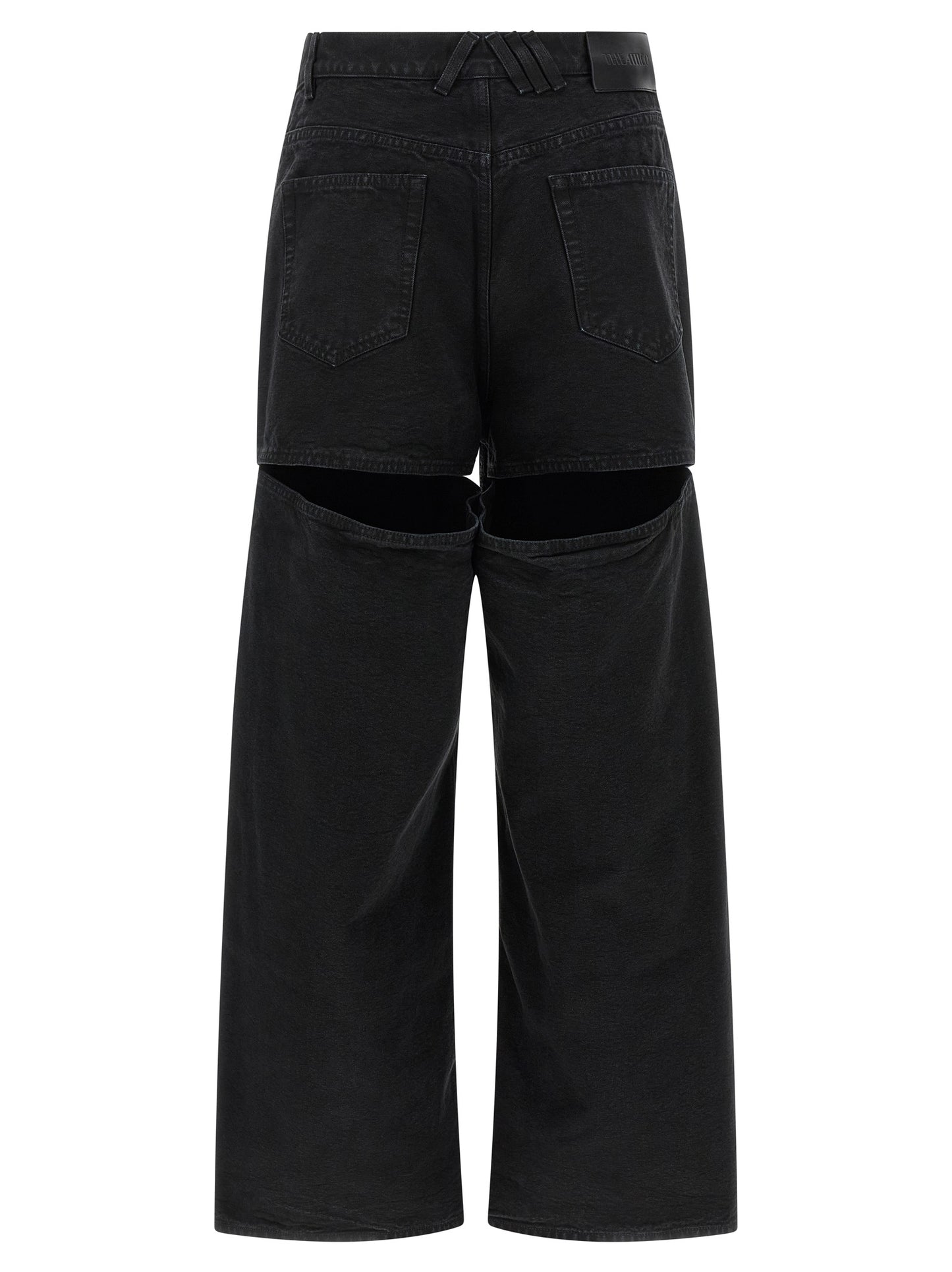 The Attico Black Cotton Jeans Denim