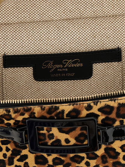 Roger Vivier Multicolor Calfskin Handbag
