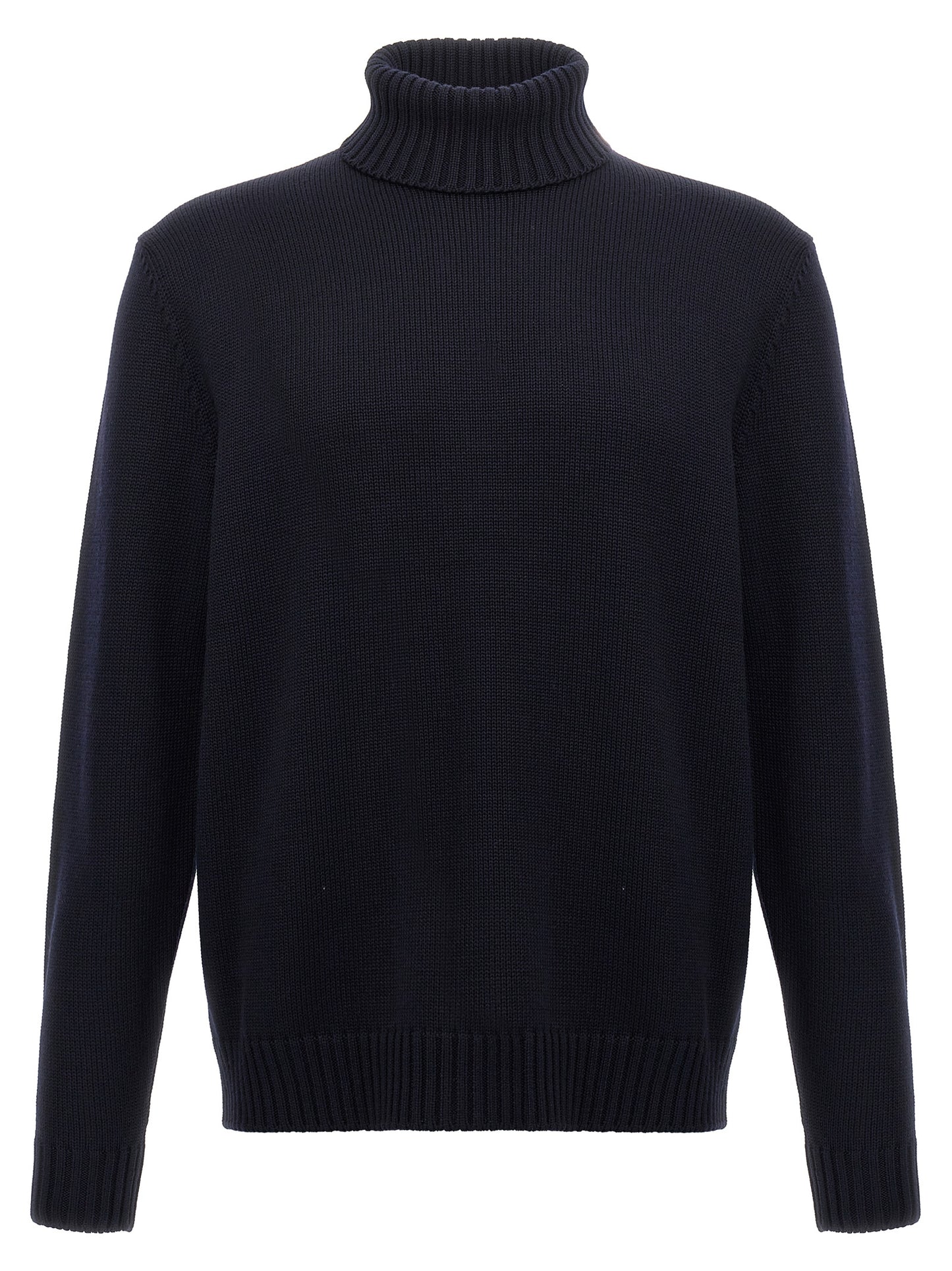ZANONE Blue Virgin Wool Cardigan