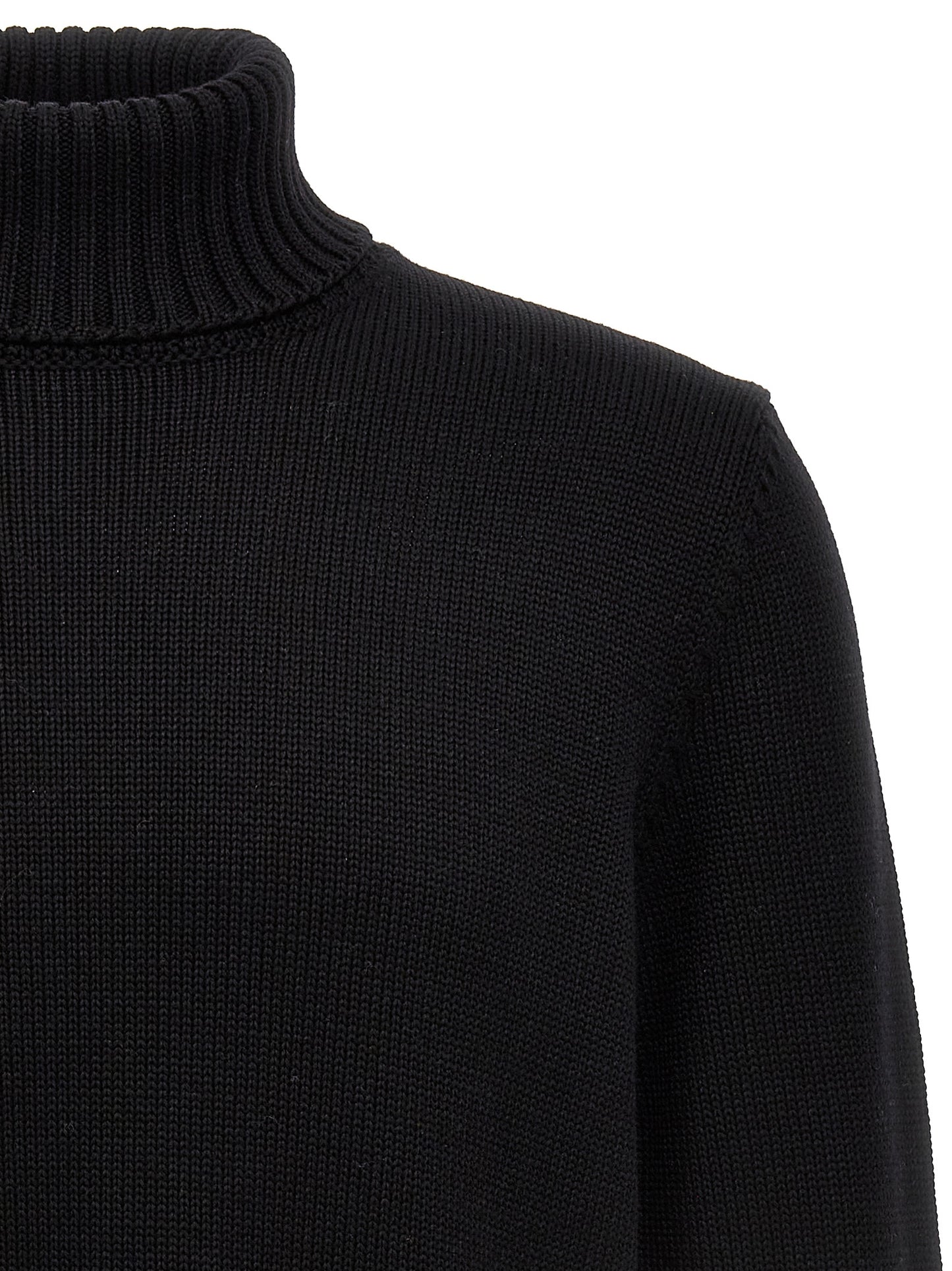 ZANONE Black Virgin Wool Cardigan