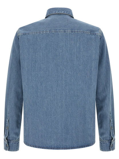 Ami Paris Blue Cotton Blouse