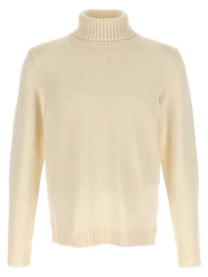 ZANONE White Virgin Wool Cardigan