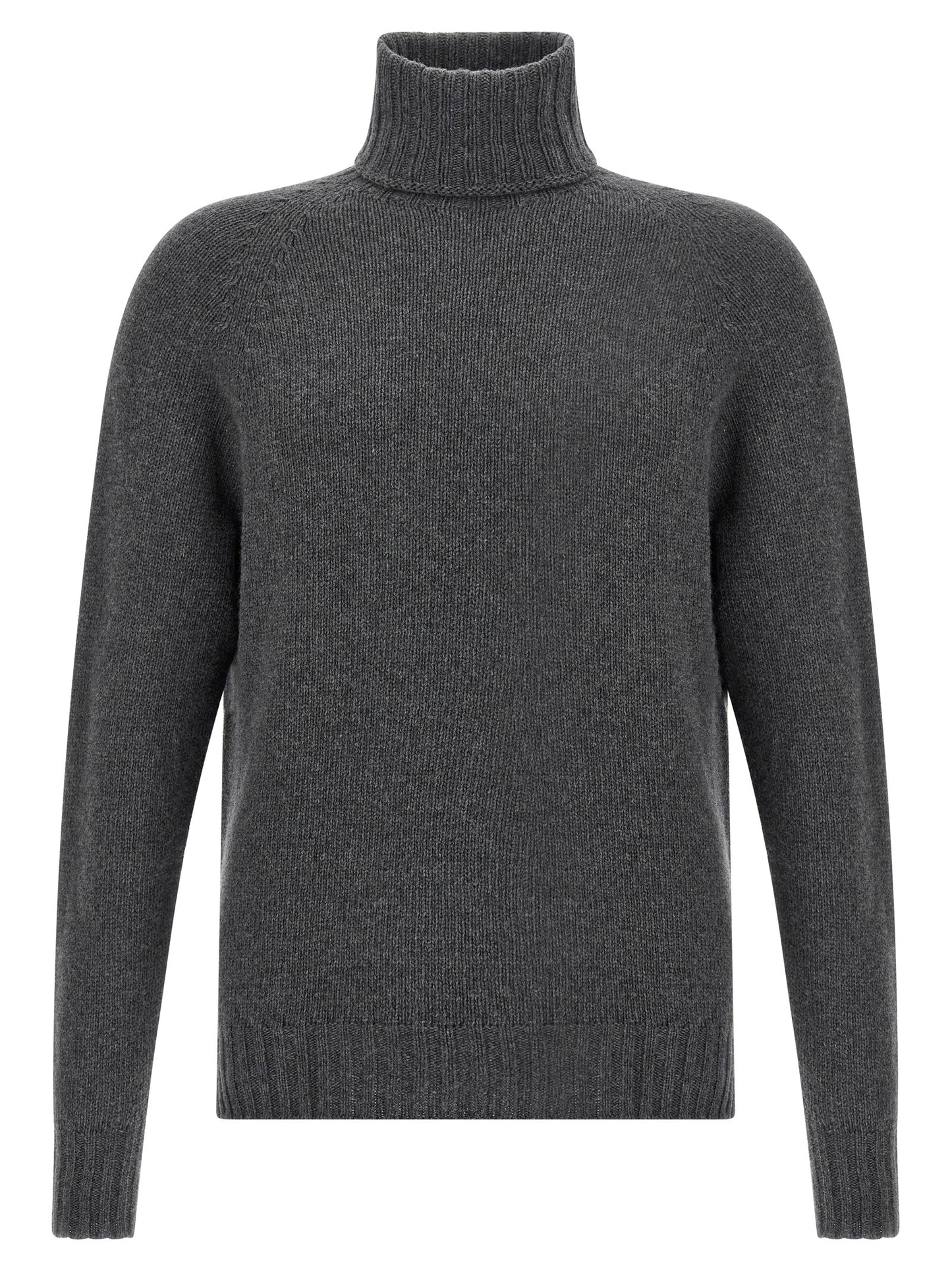 MA'RY'YA Gray Virgin Wool Cardigan
