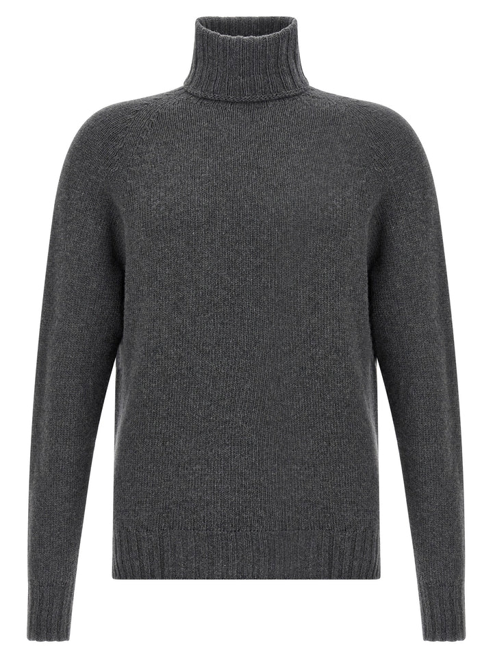 MA'RY'YA Gray Virgin Wool Cardigan
