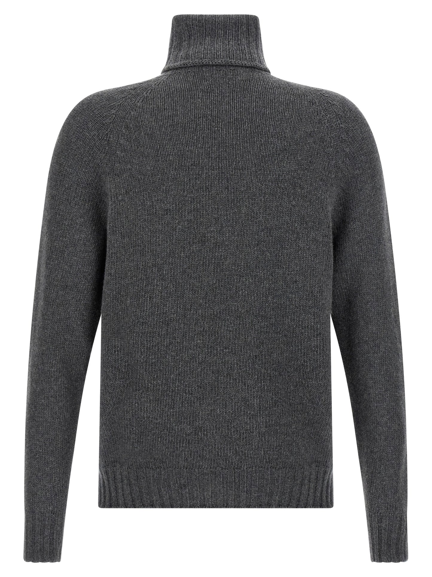 MA'RY'YA Gray Virgin Wool Cardigan