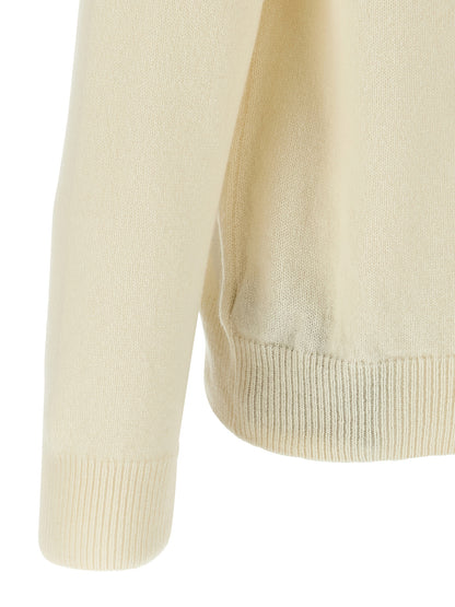 ZANONE White Virgin Wool Cardigan