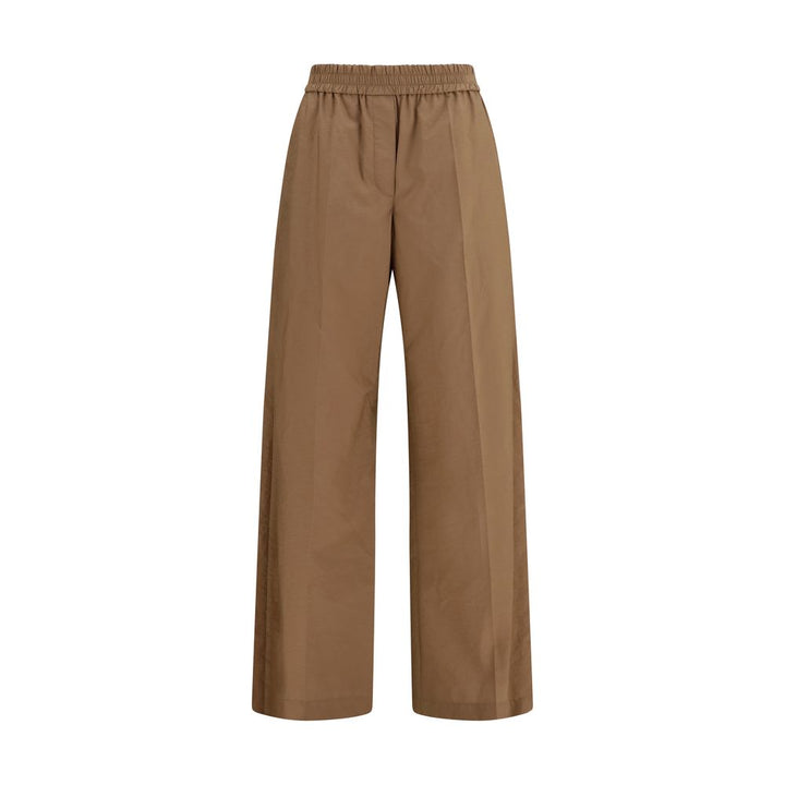 Brunello Cucinelli Brown Cotton Casual Pants
