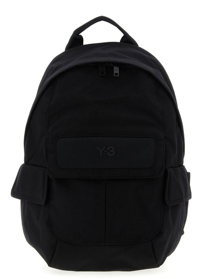 Y-3 Black Polyamide Backpack