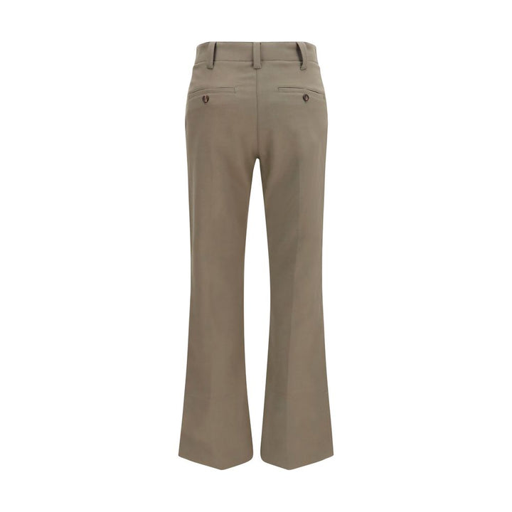 Brunello Cucinelli Brown Cotton Flared Pants