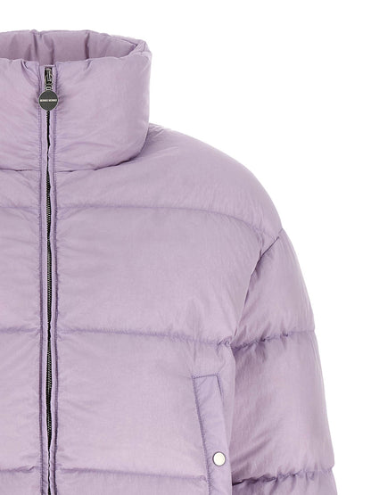 IENKI IENKI Purple Nylon Full-Length Jacket