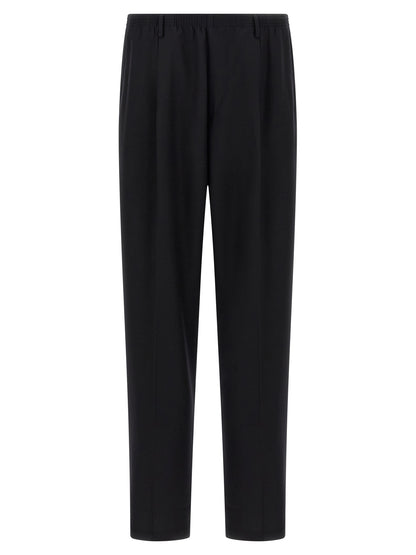 CELLAR DOOR Black Wool Casual Pants