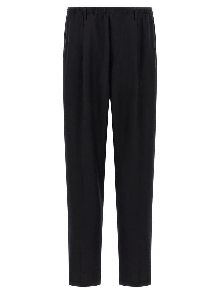CELLAR DOOR Black Wool Casual Pants