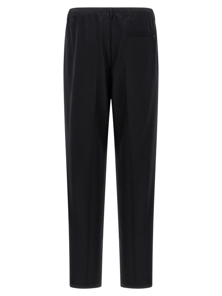 CELLAR DOOR Black Wool Casual Pants