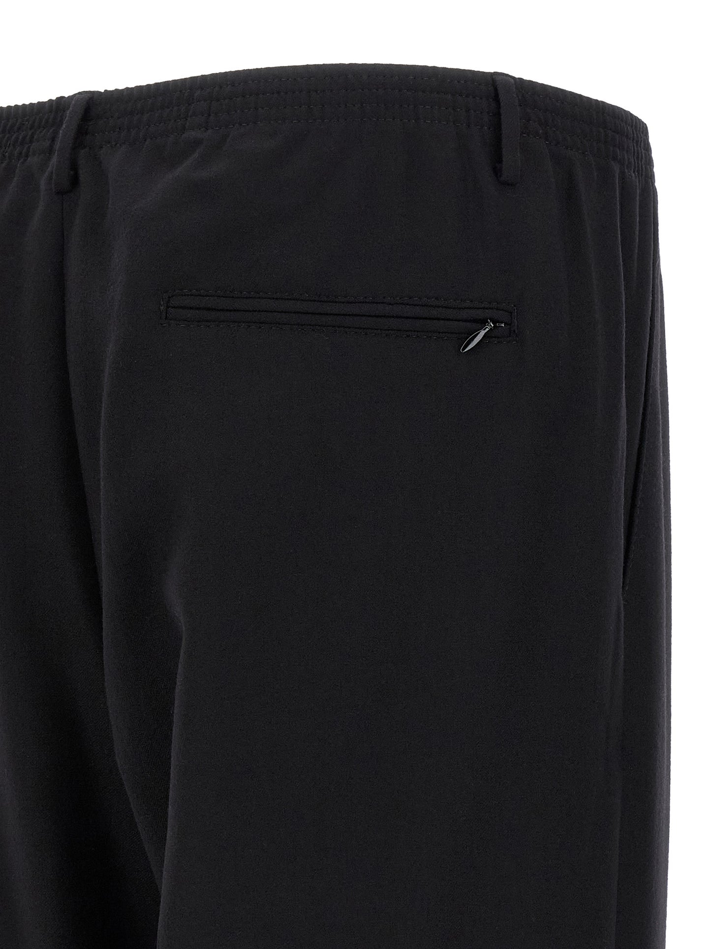 CELLAR DOOR Black Wool Casual Pants