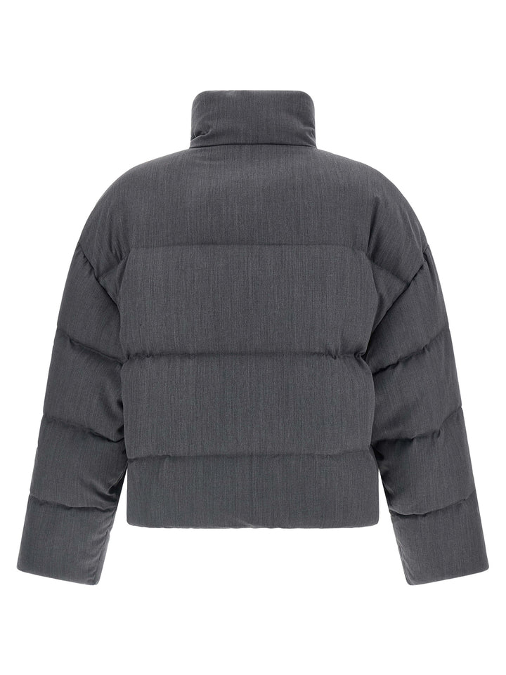 Entire Studios Gray Wool Full-Length Jacket