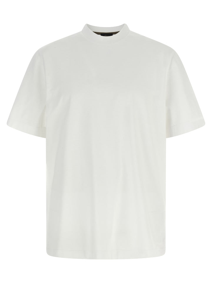 Brioni White Cotton T-Shirt