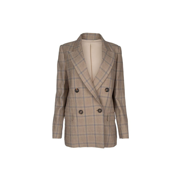 Brunello Cucinelli Brown Linen Blazer
