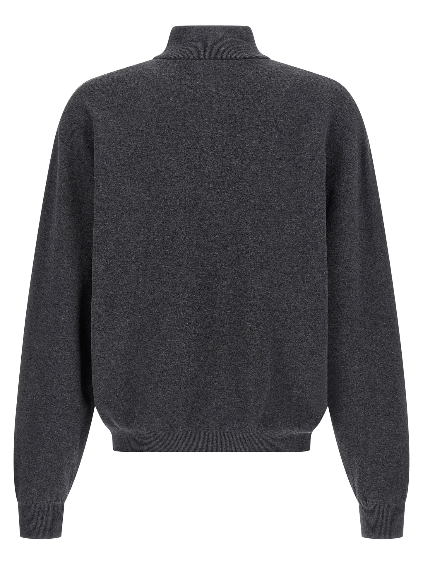 Balenciaga Gray Cotton Cardigan