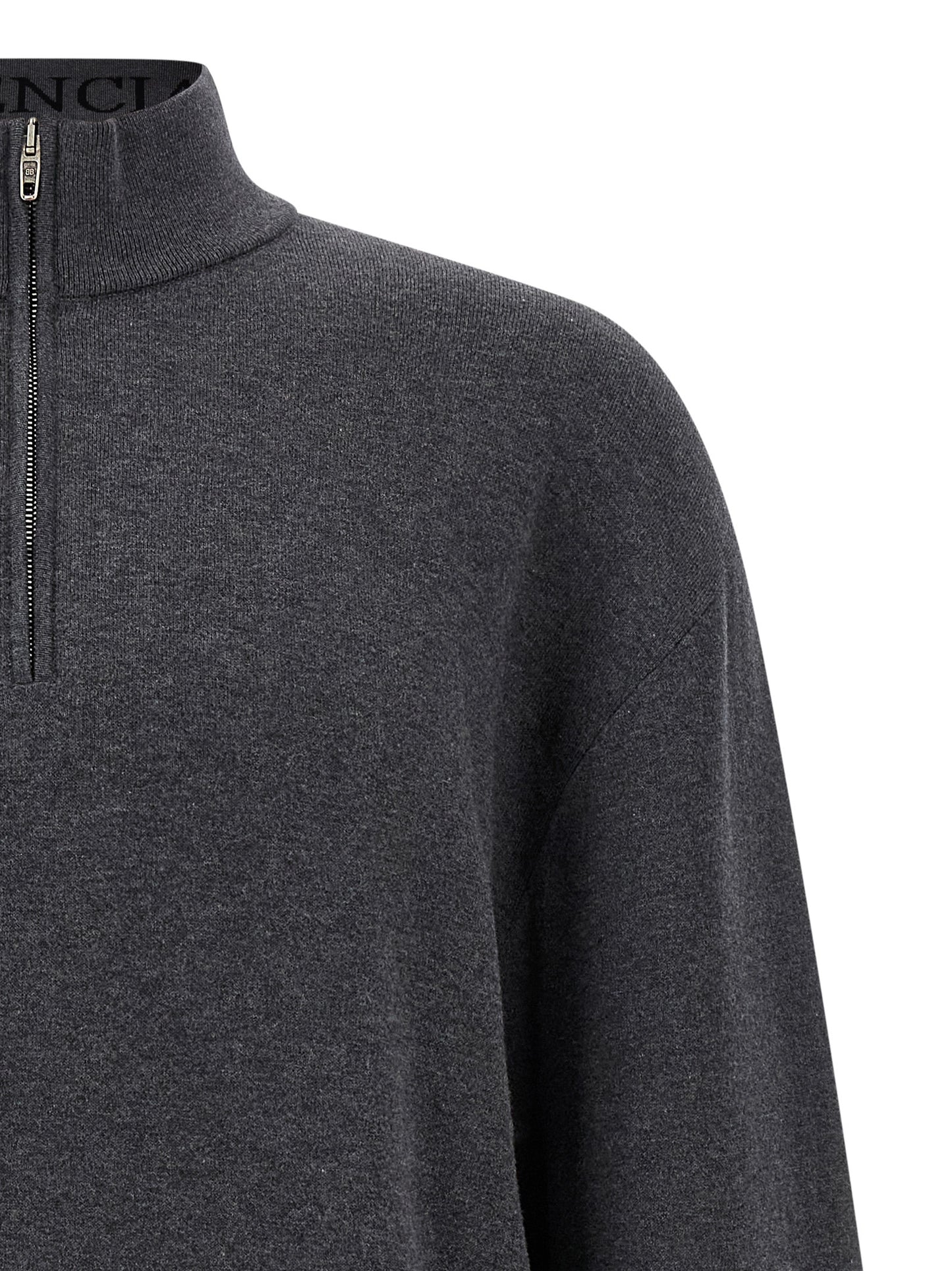 Balenciaga Gray Cotton Cardigan