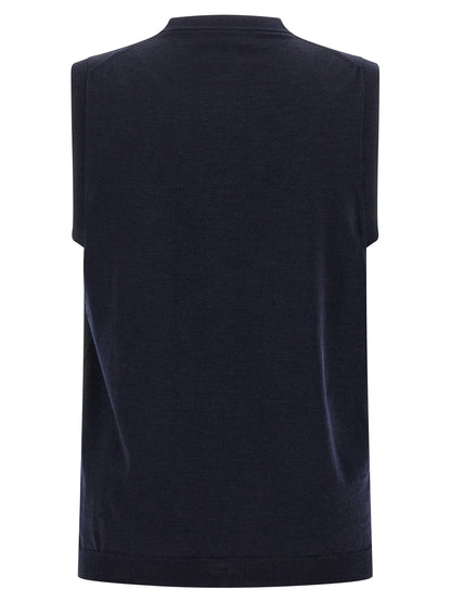 ZANONE Blue Virgin Wool Cardigan