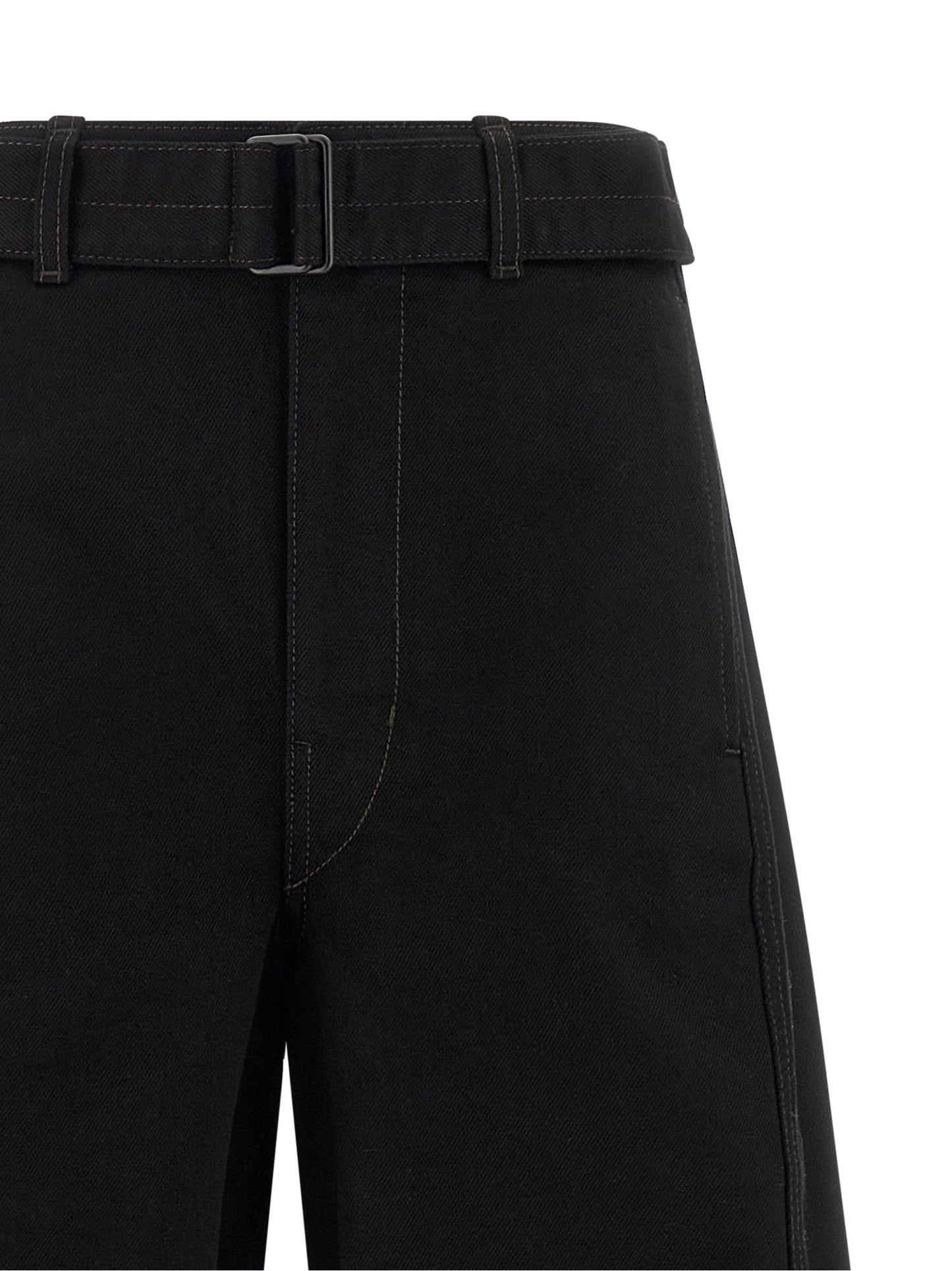 Lemaire Black Cotton Jeans Denim