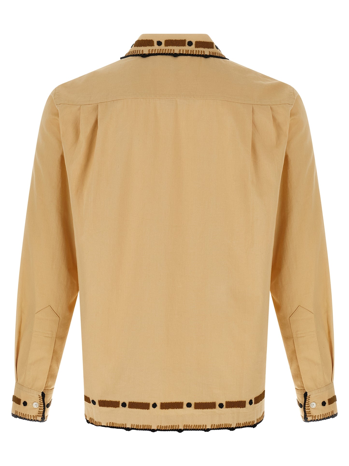 BODE Beige Cotton Blouse