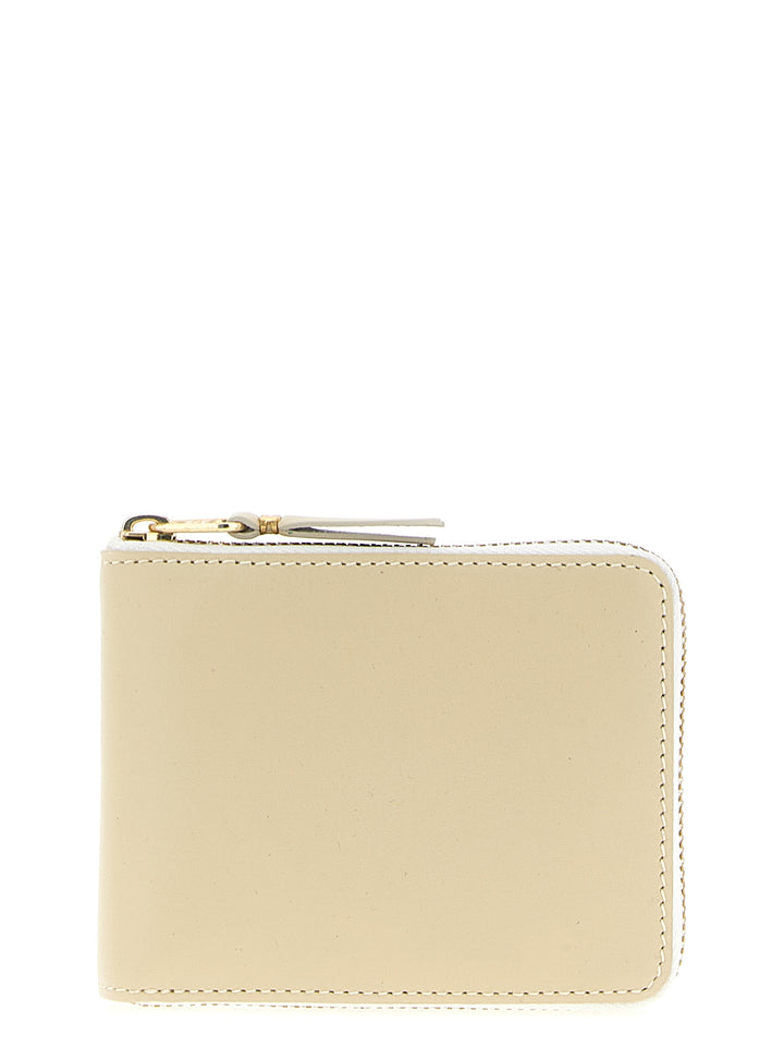 Comme Des Garçons Beige Calfskin Cardholder