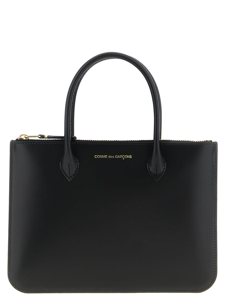 Comme Des Garçons Black Cowhide Handbag