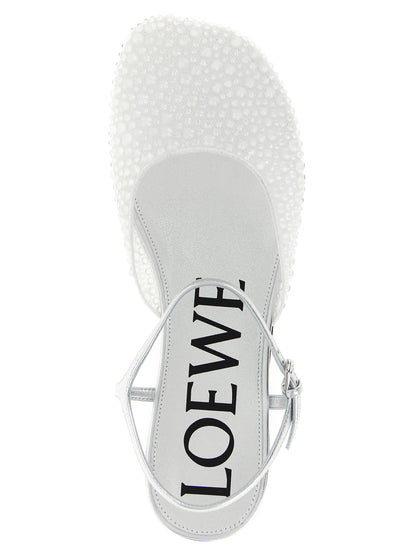 Loewe White Polyamide Ballet Flats