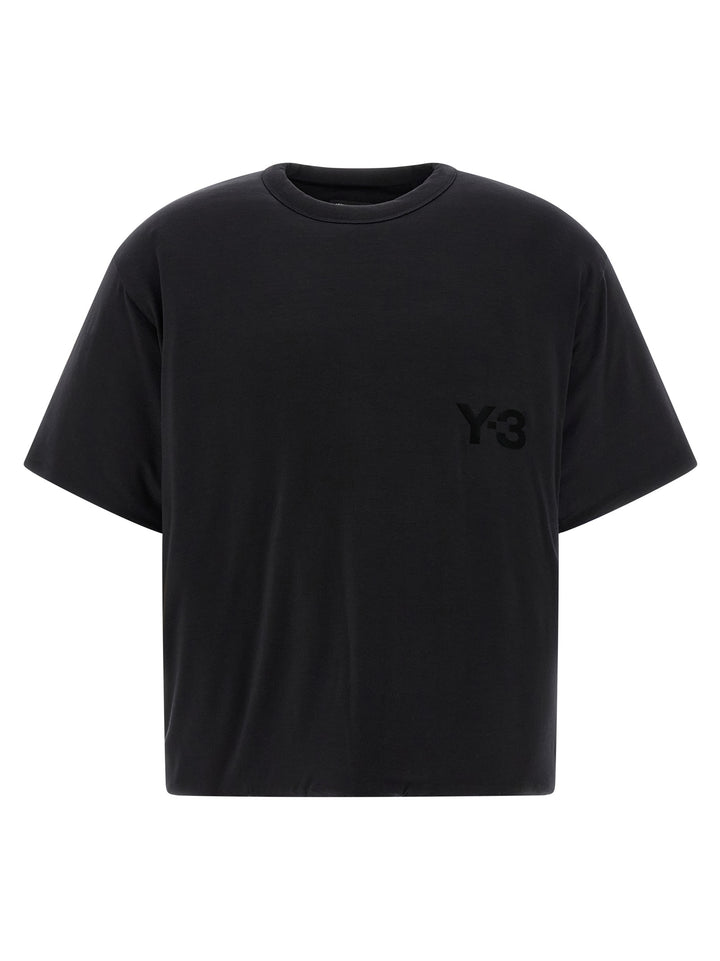 Y-3 Black Lyocell T-Shirt