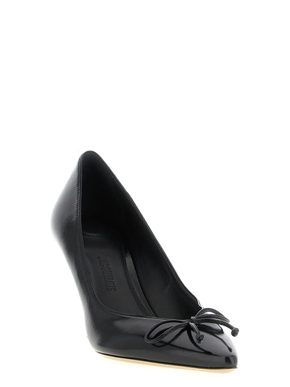 Jacquemus Black Cowhide High Heel Pumps