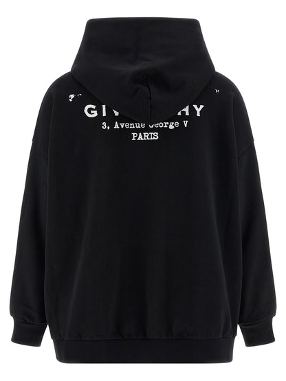 Givenchy Bicolor Cotton Hoodie
