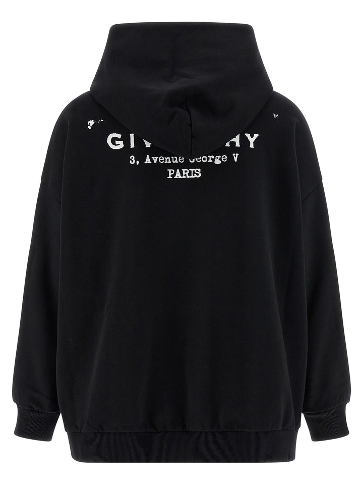 Givenchy Bicolor Cotton Hoodie