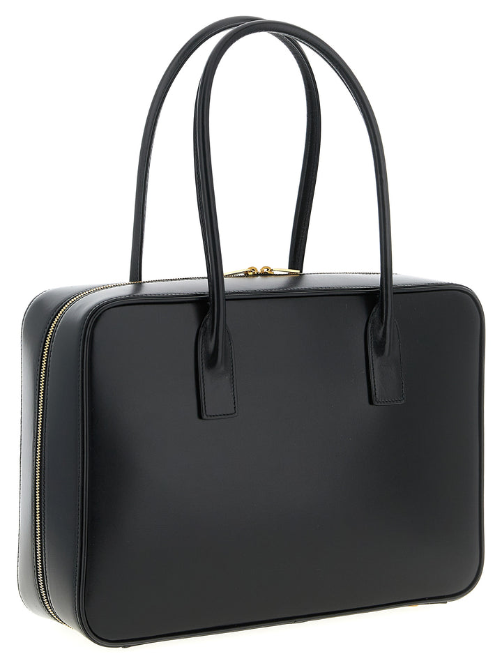 Saint Laurent Black Calfskin Shoulder Bag