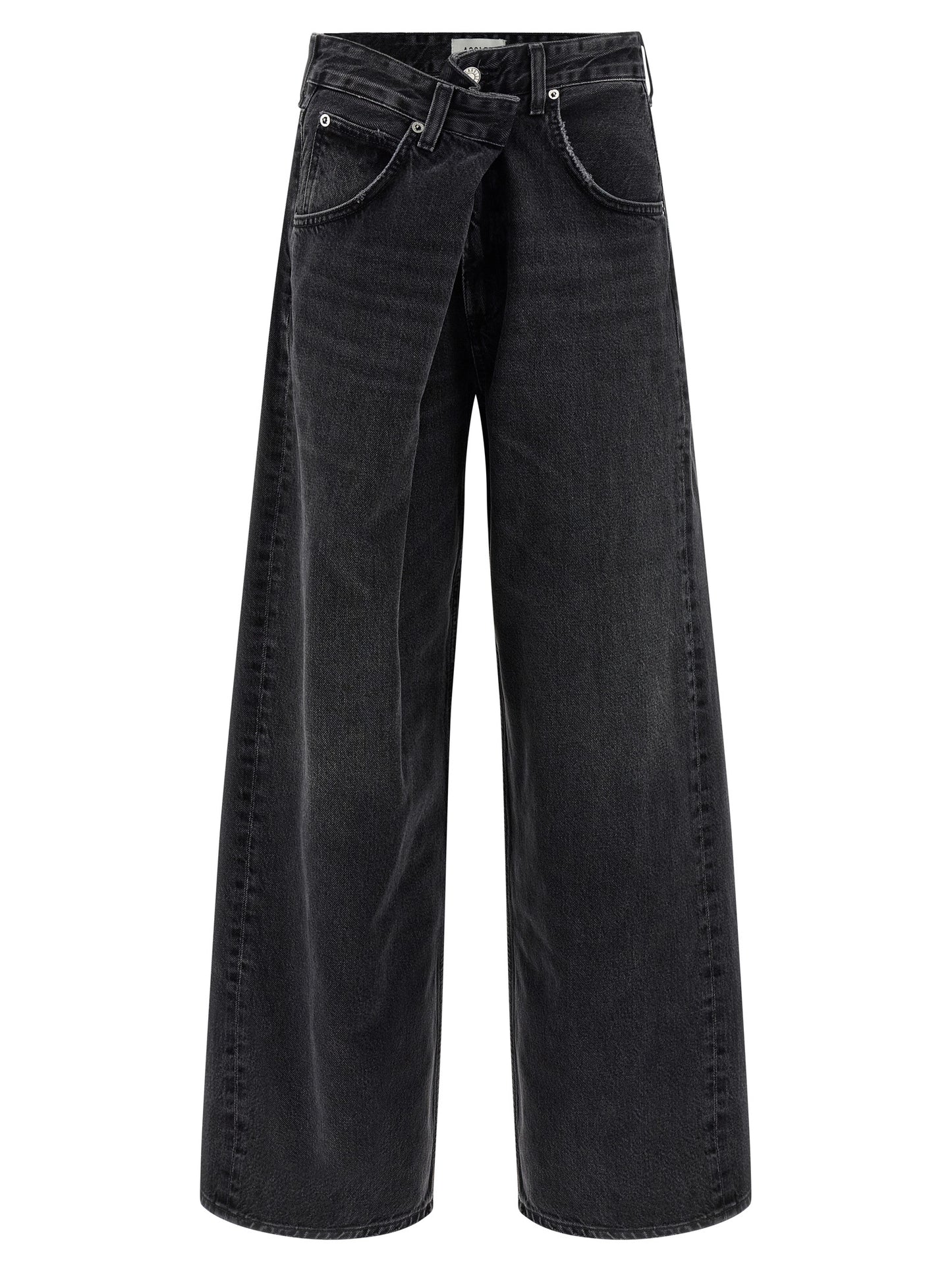 Agolde Black Cotton Jeans Denim