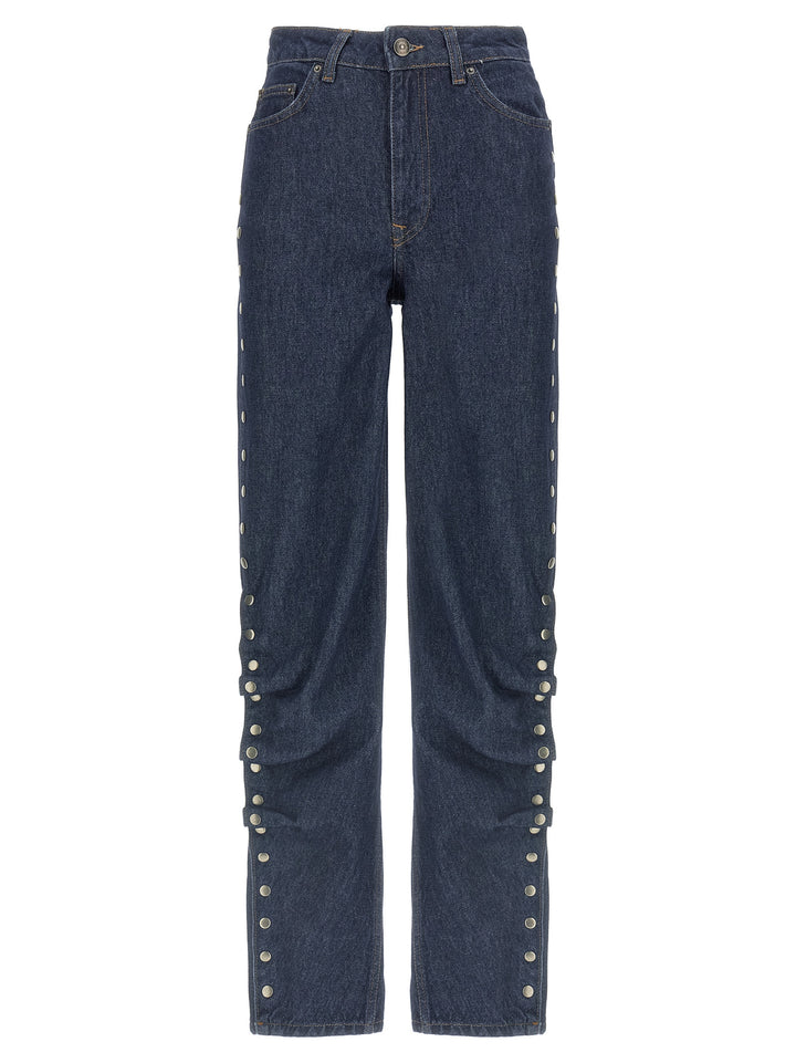 ROTATE BIRGER CHRISTENSEN Blue Cotton Jeans Denim