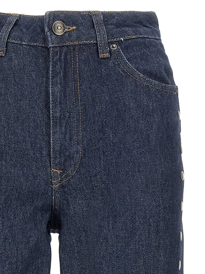 ROTATE BIRGER CHRISTENSEN Blue Cotton Jeans Denim