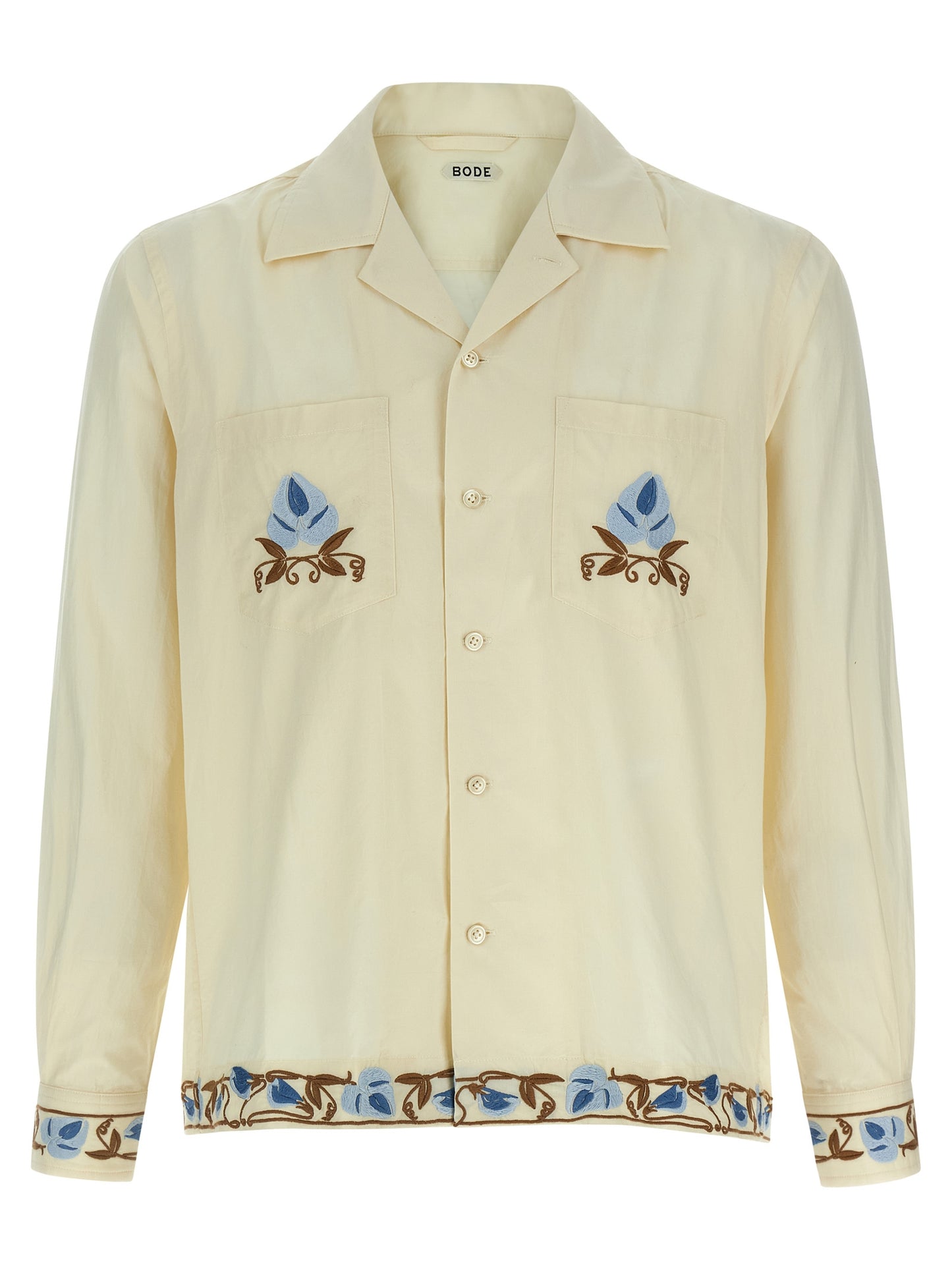 BODE Beige Cotton Blouse
