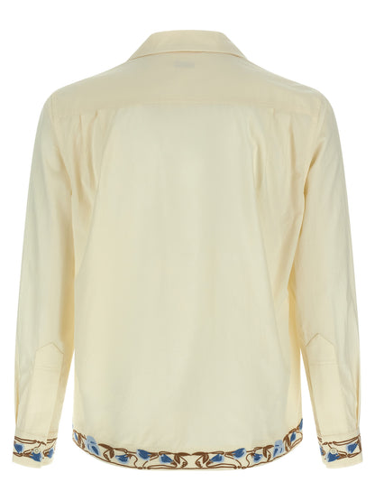 BODE Beige Cotton Blouse