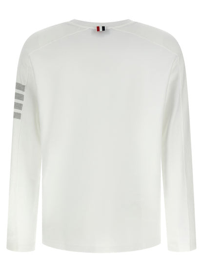 Thom Browne White Cotton T-Shirt