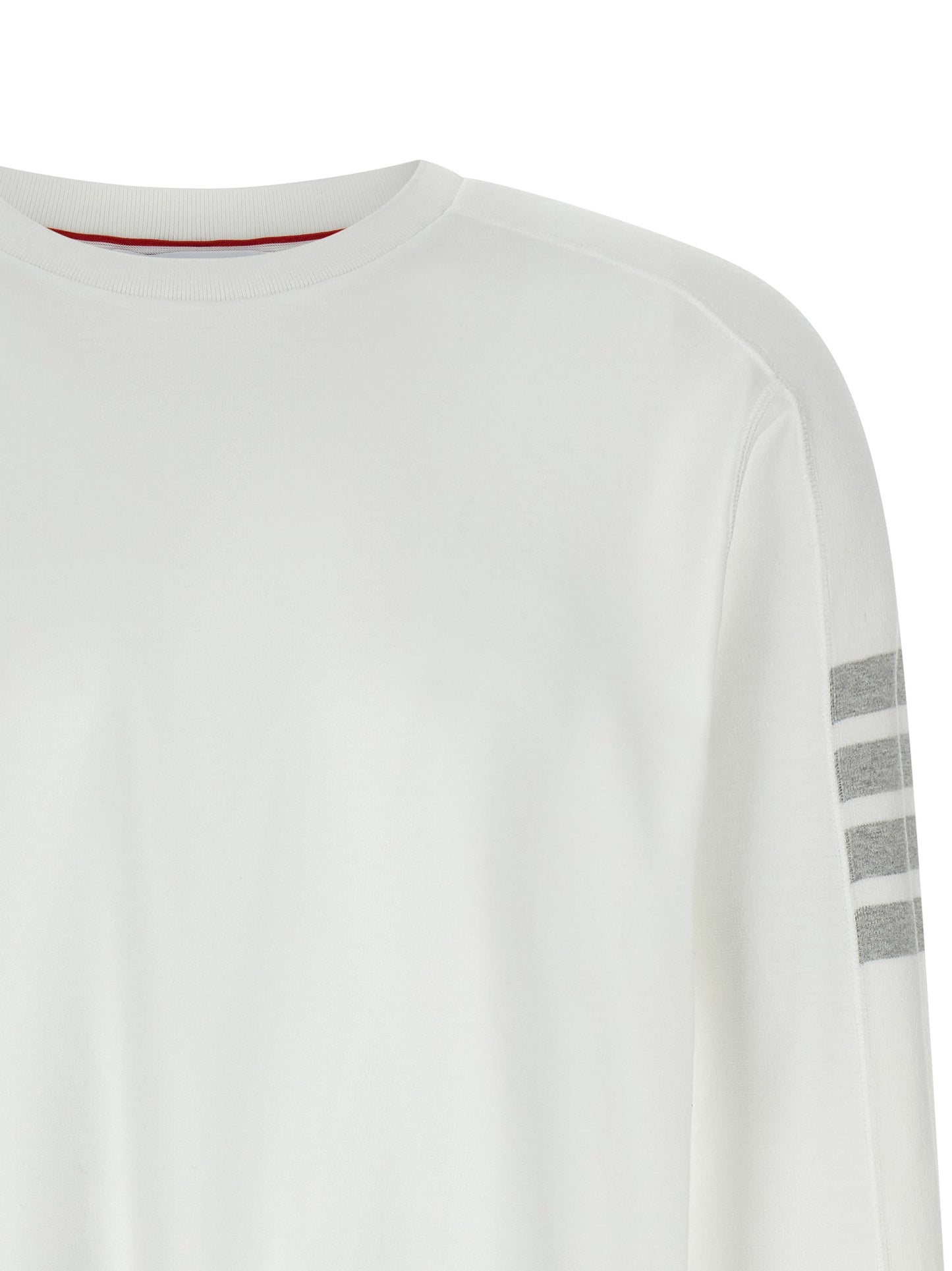 Thom Browne White Cotton T-Shirt