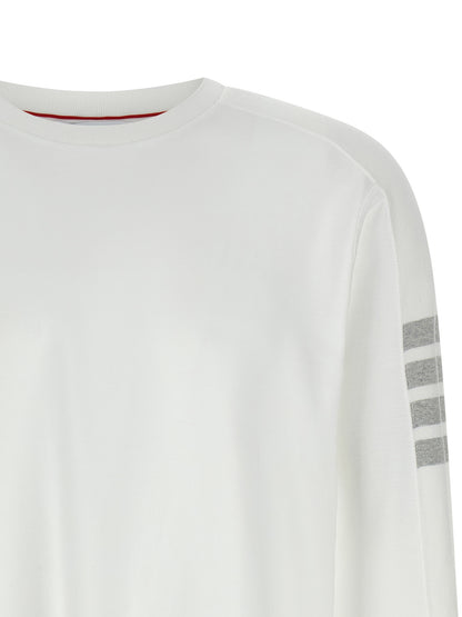 Thom Browne White Cotton T-Shirt